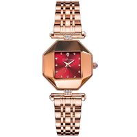 Simple Style Solid Color Butterfly Double Snap Quartz Women's Watches main image 5