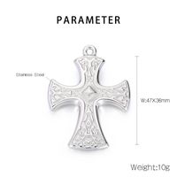Hip-hop Punk Cross Stainless Steel Jewelry Accessories main image 2