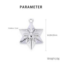 Simple Style Star Stainless Steel Jewelry Accessories sku image 1