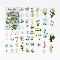 1 Piece Plant Class Learning Paper Retro Pastoral Stickers sku image 2