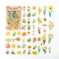 1 Piece Plant Class Learning Paper Retro Pastoral Stickers sku image 3
