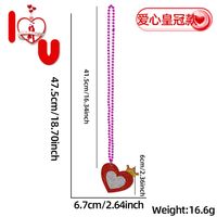 Valentine's Day Cute Heart Shape Plastic Party Date Festival Costume Props sku image 9