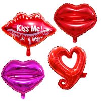 Valentine's Day Exaggerated Sweet Heart Shape Aluminum Film Party Festival Balloons main image 4
