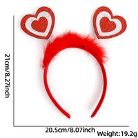 Valentine's Day Cute Heart Shape Plastic Party Festival Headband sku image 9