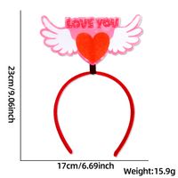 Valentine's Day Cute Sweet Letter Heart Shape Plastic Party Festival Headband sku image 3