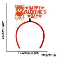 Valentine's Day Cute Sweet Letter Heart Shape Plastic Party Festival Headband sku image 5