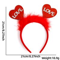 Valentine's Day Cute Heart Shape Plastic Party Festival Headband sku image 10