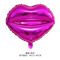 Valentine's Day Exaggerated Sweet Heart Shape Aluminum Film Party Festival Balloons sku image 2