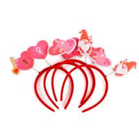 Valentine's Day Cute Sweet Letter Heart Shape Plastic Party Festival Headband main image 2