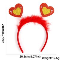 Valentine's Day Cute Heart Shape Plastic Party Festival Headband sku image 11