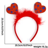 Valentine's Day Cute Heart Shape Plastic Party Festival Headband sku image 7