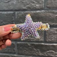 Women's Cute Geometric Rhinestone Hair Clip Hair Tie sku image 28