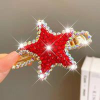 Women's Cute Geometric Rhinestone Hair Clip Hair Tie sku image 9