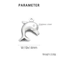 Cute Dolphin Stainless Steel Jewelry Accessories main image 3