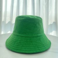 Women's Simple Style Solid Color Flat Eaves Bucket Hat sku image 1