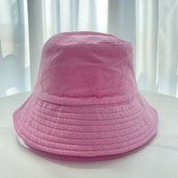 Women's Simple Style Solid Color Flat Eaves Bucket Hat sku image 12