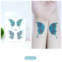 Lady Butterfly Pet Tattoos & Body Art 1 Piece sku image 5