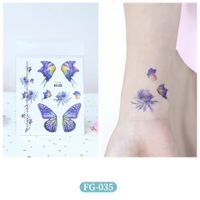 Lady Butterfly Pet Tattoos & Body Art 1 Piece sku image 9