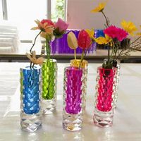Simple Style Rhombus Arylic Vase Artificial Decorations main image 6