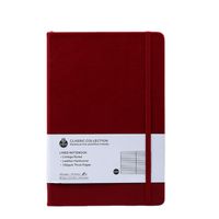 1 Piece Solid Color Class Learning School Pu Leather Retro Notebook main image 2