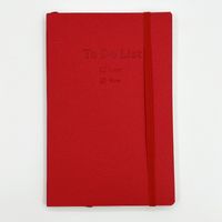 1 Piece Solid Color Class Learning Pu Leather Pastoral Notebook sku image 6