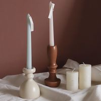 Simple Style Irregular Ceramics Candlestick main image 2