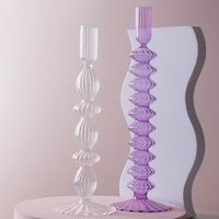 Simple Style Irregular Glass Vase Artificial Decorations main image 5