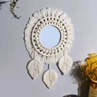Pastoral Solid Color Cotton Thread Pendant Wall Art main image 5