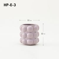 Simple Style Classic Style Solid Color Ceramics Vase Artificial Decorations sku image 3