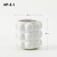 Simple Style Classic Style Solid Color Ceramics Vase Artificial Decorations sku image 9