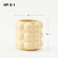 Simple Style Classic Style Solid Color Ceramics Vase Artificial Decorations sku image 10