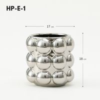 Simple Style Classic Style Solid Color Ceramics Vase Artificial Decorations sku image 12