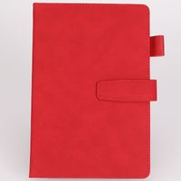 1 Piece Solid Color Class Learning School Pu Leather Casual Notebook sku image 6