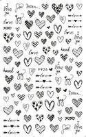 Día De San Valentín Estilo Francés Color Sólido Dibujos Animados Forma De Corazón Mascota Accesorios Para Uñas 1 Pieza main image 5