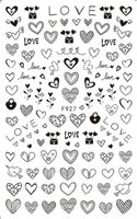 Día De San Valentín Estilo Francés Color Sólido Dibujos Animados Forma De Corazón Mascota Accesorios Para Uñas 1 Pieza main image 3