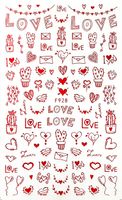 Valentine's Day French Style Solid Color Cartoon Heart Shape Pet Nail Decoration Accessories 1 Piece sku image 9