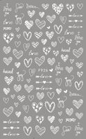 Valentinstag Französische Art Einfarbig Karikatur Herzform Haustier Nagel Accessoires 1 Stück main image 2