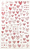 Valentinstag Französische Art Einfarbig Karikatur Herzform Haustier Nagel Accessoires 1 Stück sku image 3