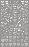 Valentinstag Französische Art Einfarbig Karikatur Herzform Haustier Nagel Accessoires 1 Stück sku image 4
