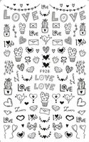 Valentinstag Französische Art Einfarbig Karikatur Herzform Haustier Nagel Accessoires 1 Stück sku image 8