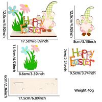 Easter Cute Letter Wood Indoor Party Festival Ornaments sku image 7