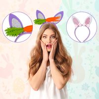 Easter Cute Feather Plastic Party Festival Headband main image 3