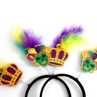 Carnival Cute Feather Plastic Party Festival Headband main image 2