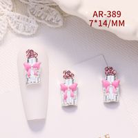 Valentine's Day Retro Simple Style Lipstick Bow Knot Metal Nail Decoration Accessories 1 Piece sku image 5