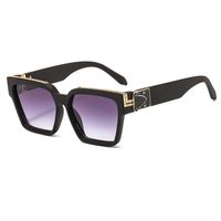 Streetwear Solid Color Pc Square Full Frame Men's Sunglasses main image 5