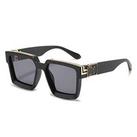 Streetwear Solid Color Pc Square Full Frame Men's Sunglasses sku image 15