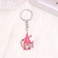 Casual Letter Heart Shape Stainless Steel Printing Valentine's Day Bag Pendant Keychain sku image 10
