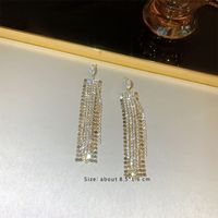 1 Pair Fashion Geometric Plating Inlay Alloy Artificial Rhinestones Artificial Pearls Zircon 14k Gold Plated Drop Earrings sku image 18