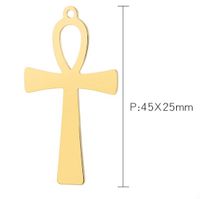 Simple Style Cross Stainless Steel Plating Jewelry Accessories main image 2