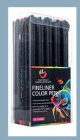 1 Piece Solid Color Learning Plastic Retro Hook Line Pen sku image 5